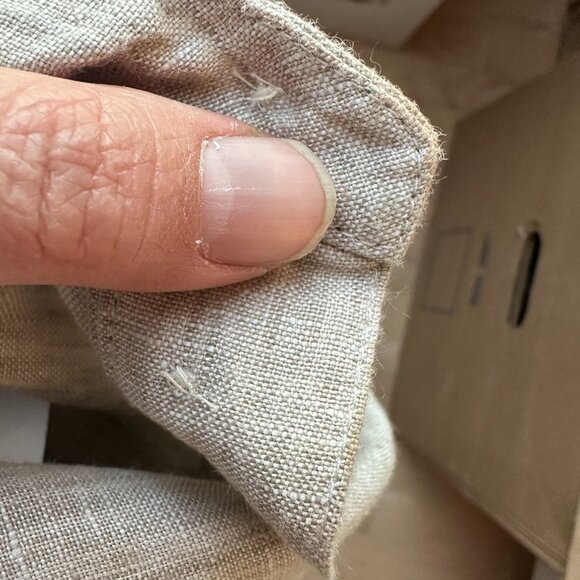 NWT Banana Republic Linen Kaftan Dress in Natural - Picture 6 of 6